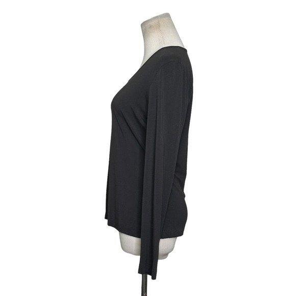 Vestimenta brown chocolate long sleeves fitted top size 44 - US M - Picture 2 of 9